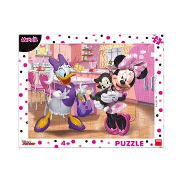 Puzzle Ružová Minnie 40 dielikov