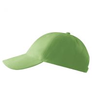 6P čiapka unisex hrášková zelená nastaviteľná