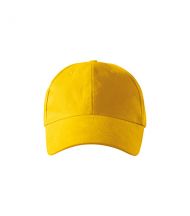 6P čiapka unisex žltá nastaviteľná