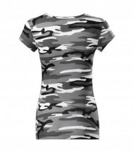 Camo Pure tričko dámske camouflage gray