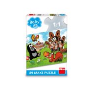 Puzzle Krtko: Narodeniny 24 dielikov maxi