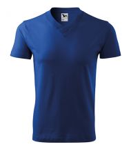 V-neck 102 tričko unisex kráľovské modré