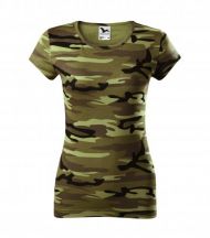 Camo Pure tričko dámske camouflage green