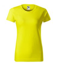 Basic 134 tričko dámske citrónové