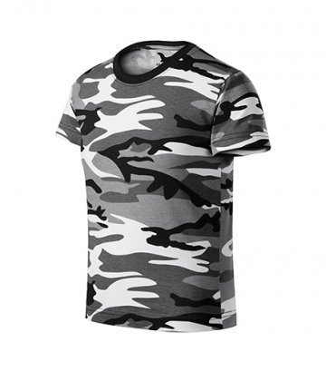 Camouflage tričko detské camouflage gray
