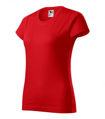 Basic 134 tričko dámske červené