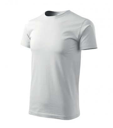 Basic 129 tričko pánske biele