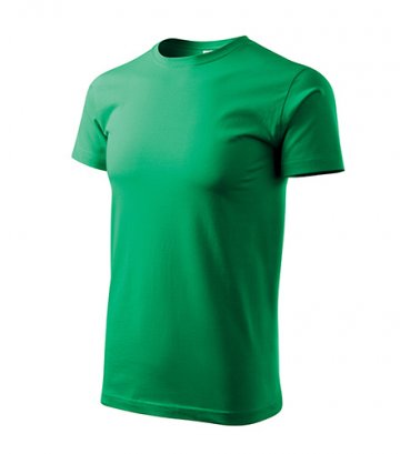 Basic 129 tričko trávovo zelené