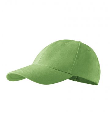 6P čiapka unisex hrášková zelená nastaviteľná