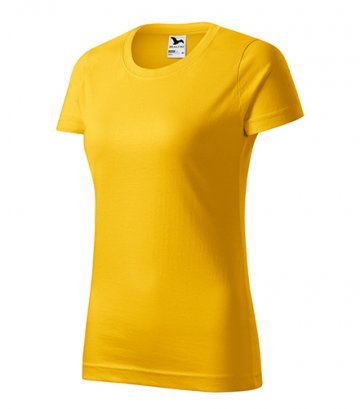 Basic 134 tričko dámske žlté