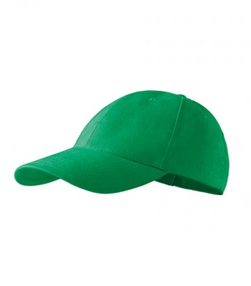 6P čiapka unisex trávová zelená nastaviteľná